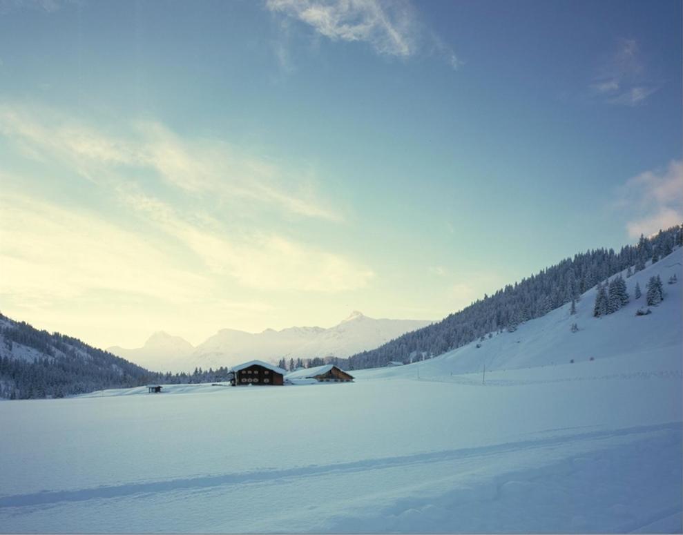 Haus Bergwelt - Appartements レッヒ エクステリア 写真